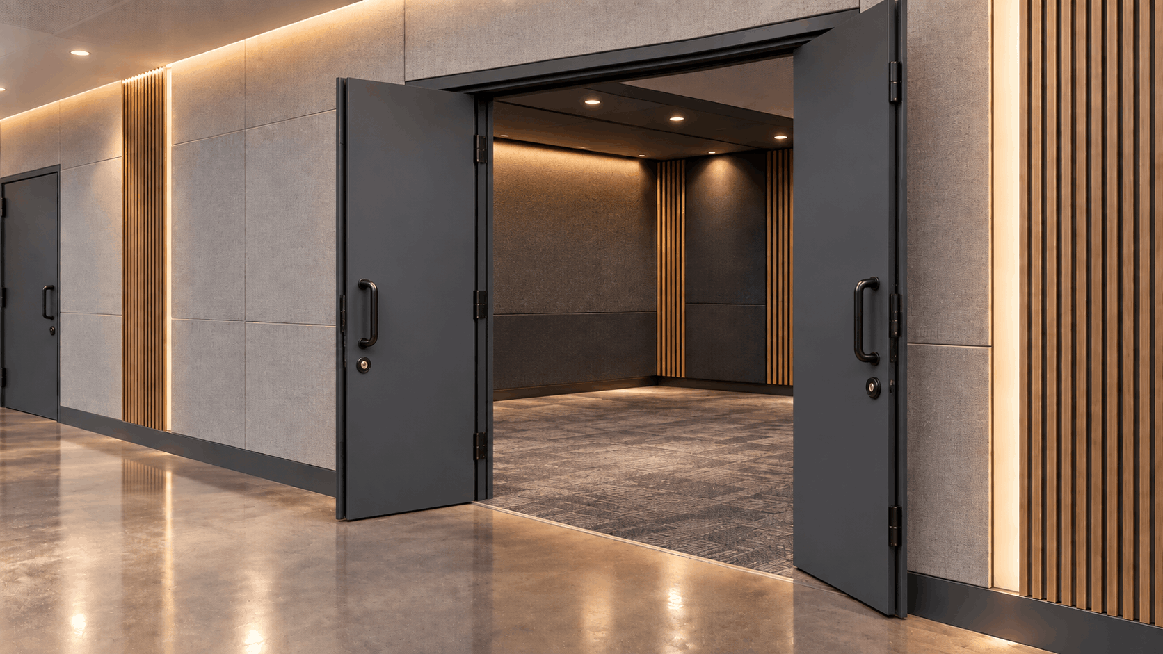 Cold room sliding door