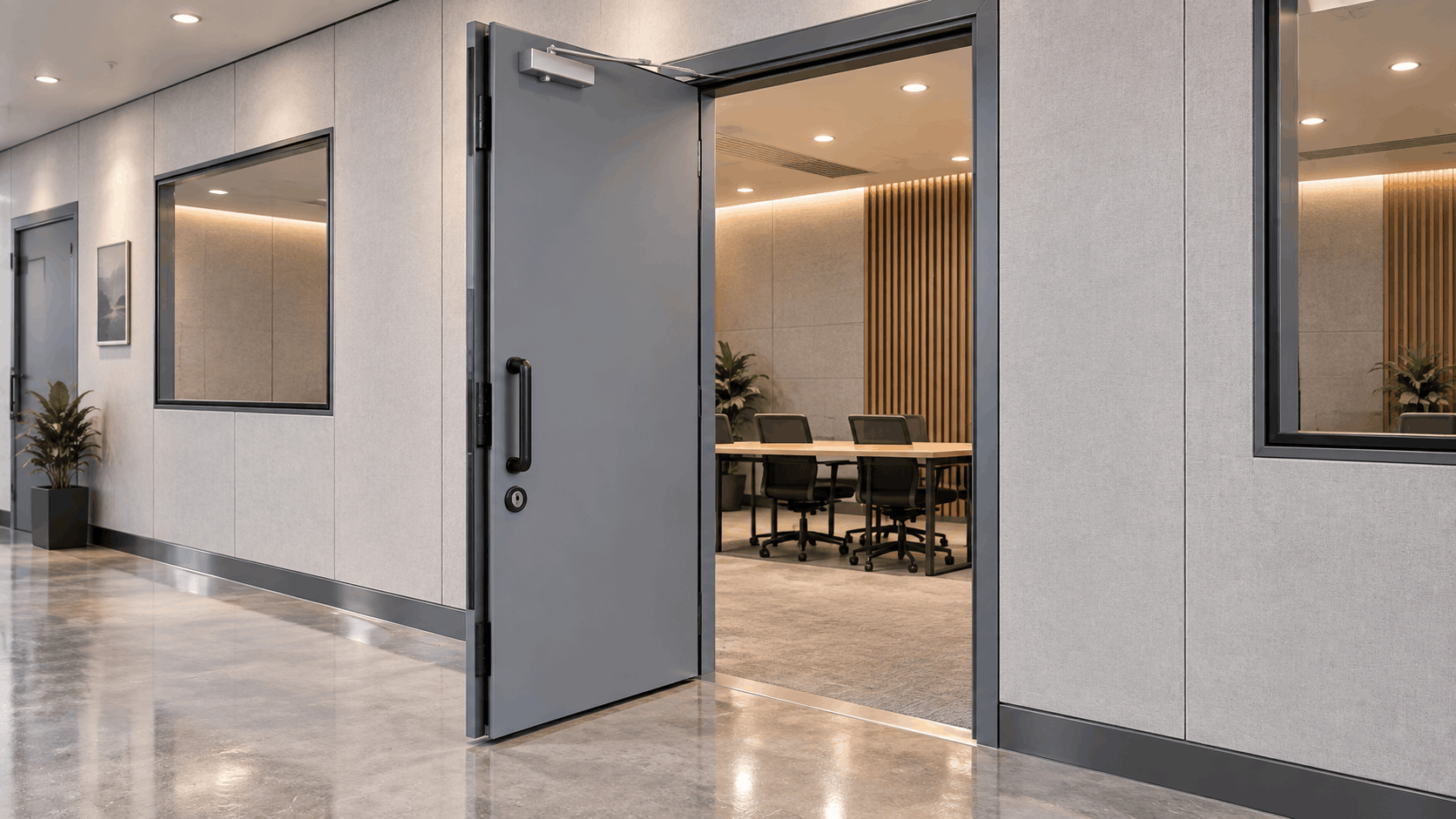 Cold room sliding door