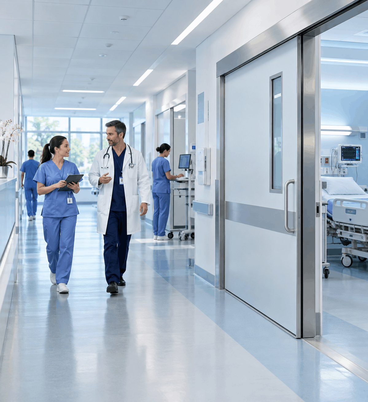 Fire rated doors for Hospitals