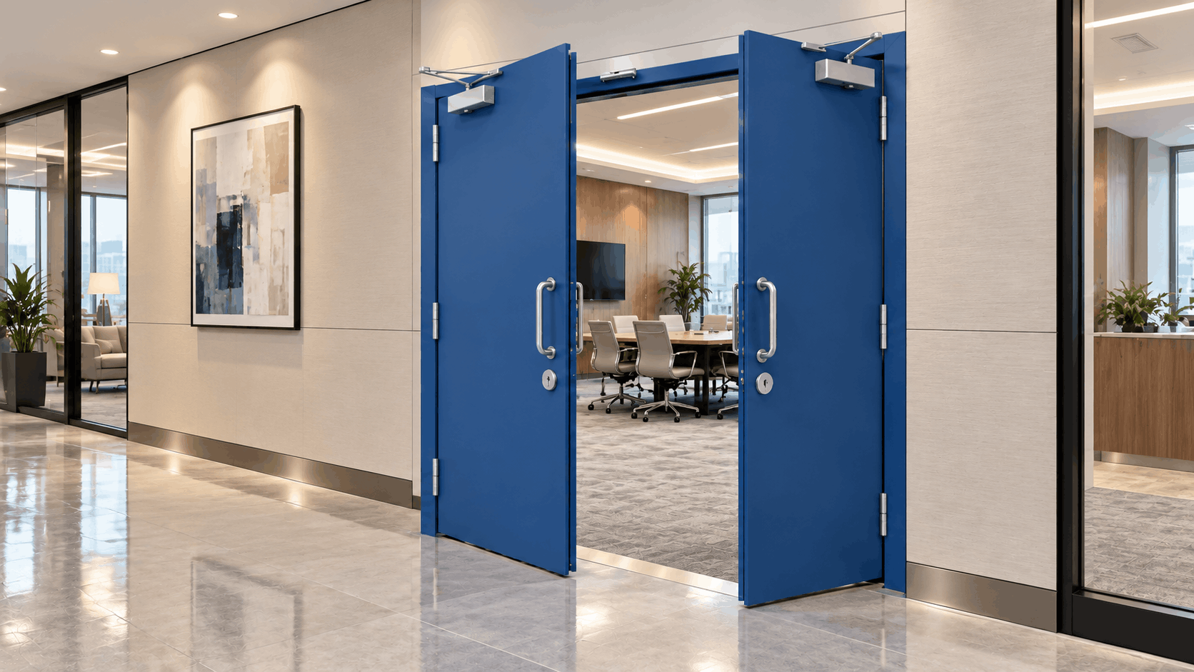 Cold room sliding door