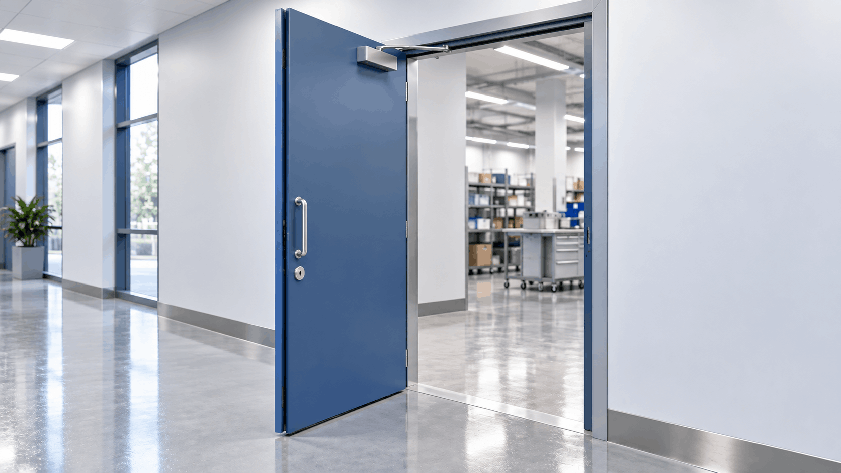Cold room sliding door