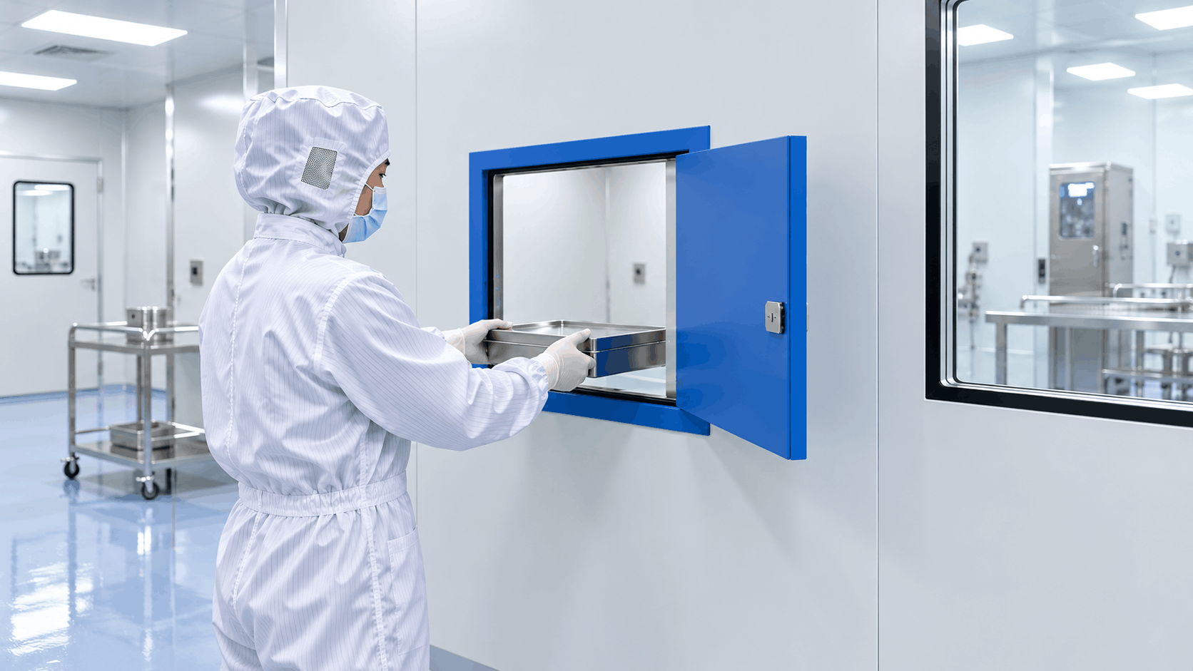 Automatic cold room door